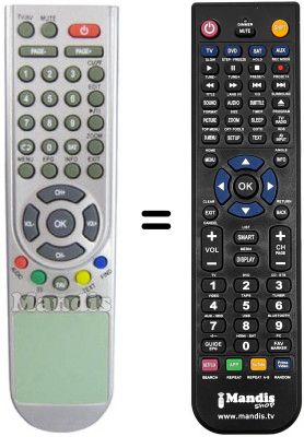 Gleichwertige Fernbedienung Zodiac DZR2007FTA