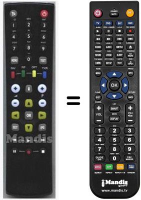 Replacement remote control RC662