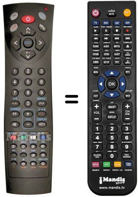 Gleichwertige Fernbedienung Firstline CVD1420