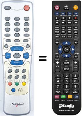 Gleichwertige Fernbedienung REMCON1392