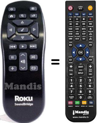 Replacement remote control ROKU SOUNDBRIDGE