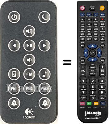 Replacement remote control S400I