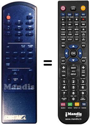 Gleichwertige Fernbedienung Echostar SR90VC