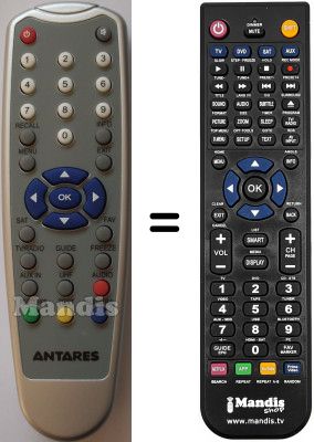 Gleichwertige Fernbedienung WHV3218W