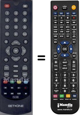 Replacement remote control WHV14676W