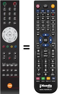 Replacement remote control Waoo WHV14019W