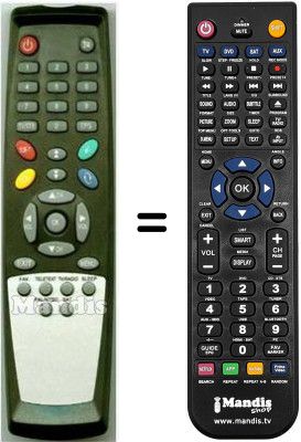 Replacement remote control HVS53305
