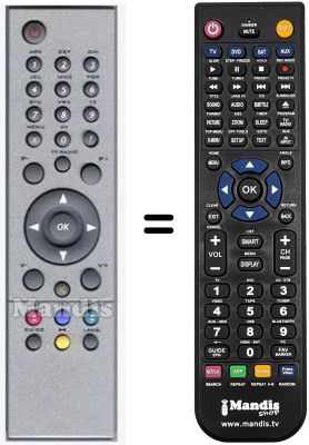 Replacement remote control HVS53511