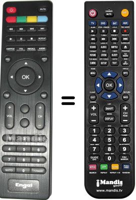 Gleichwertige Fernbedienung HVS53489