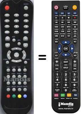 Replacement remote control HVS54730