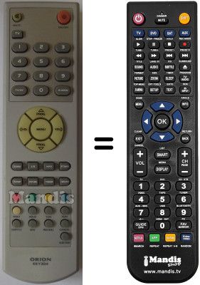 Gleichwertige Fernbedienung HVS54754