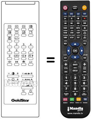 Gleichwertige Fernbedienung LG SEC2418