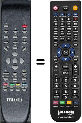 Gleichwertige Fernbedienung WHV3535