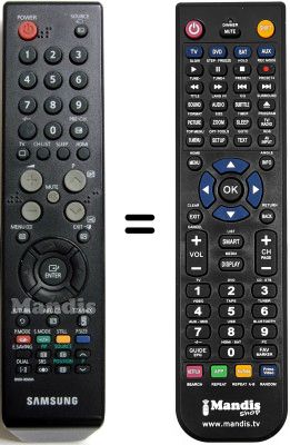 Replacement remote control Samsung SEC0641 Replacement remote control Samsung SEC0641