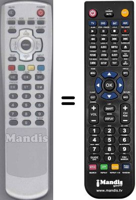 Gleichwertige Fernbedienung WHV14712