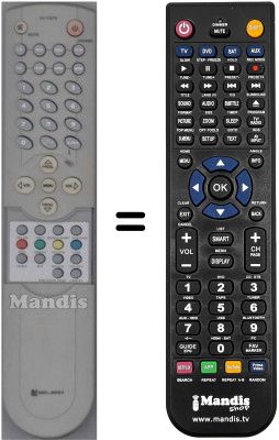 Gleichwertige Fernbedienung WHV14722