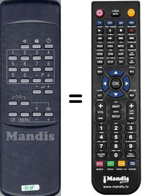 Gleichwertige Fernbedienung WHV7690