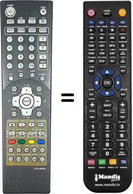 Replacement remote control DMTech WHV3982