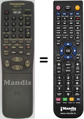 Gleichwertige Fernbedienung Panasonic SEC2771