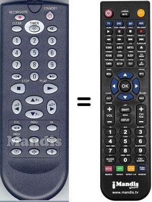 Replacement remote control WHV5915