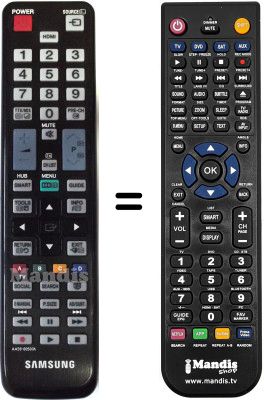 Replacement remote control Samsung SEC15984 Replacement remote control Samsung SEC15984